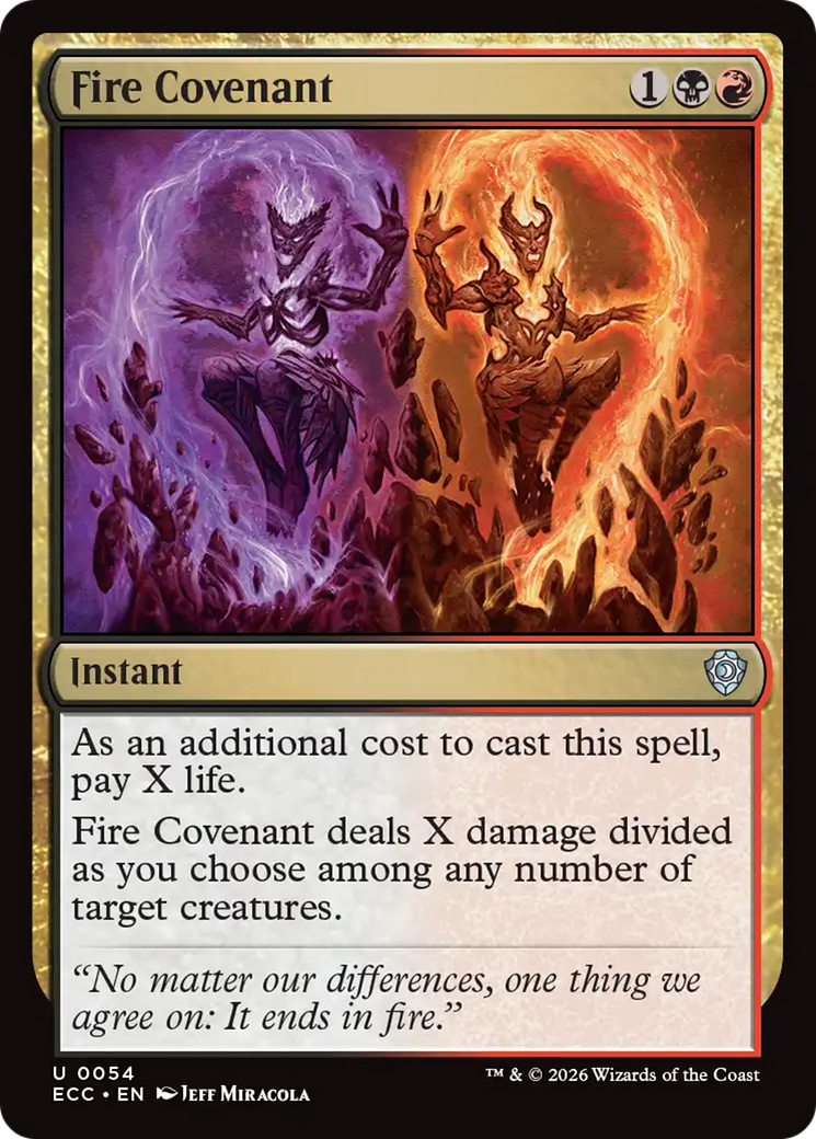 Fire Covenant [Lorwyn Eclipsed Commander] | Gate City Games LLC