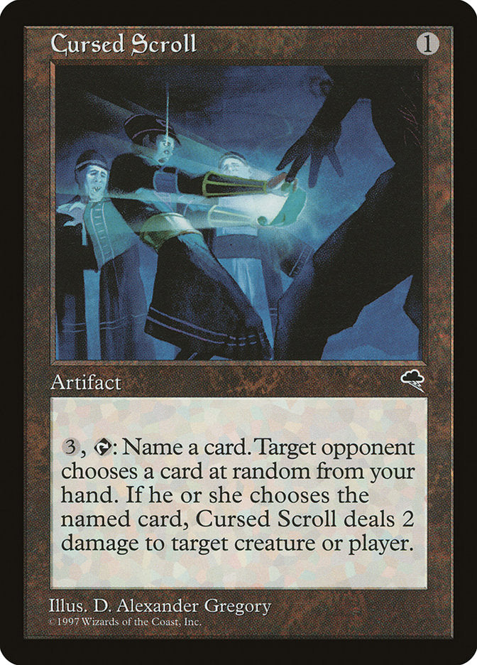 Cursed Scroll [Tempest] | Gate City Games LLC