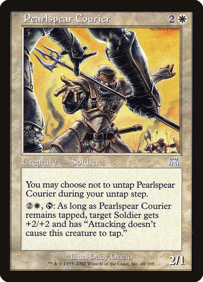 Pearlspear Courier [Onslaught] | Gate City Games LLC