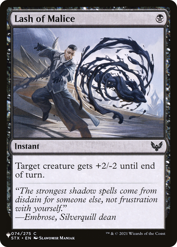 Lash of Malice [The List] | Gate City Games LLC