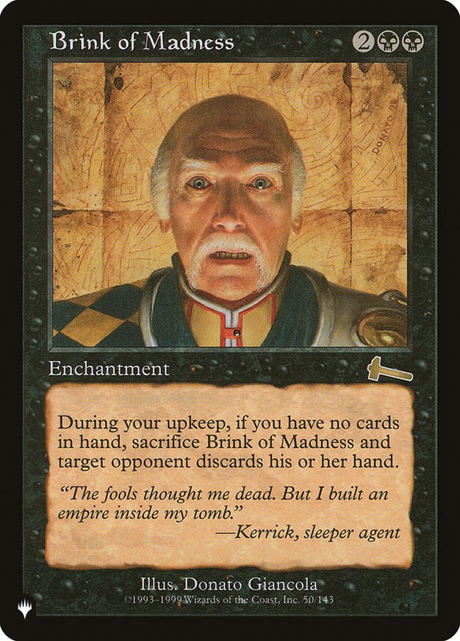 Brink of Madness [The List] | Gate City Games LLC