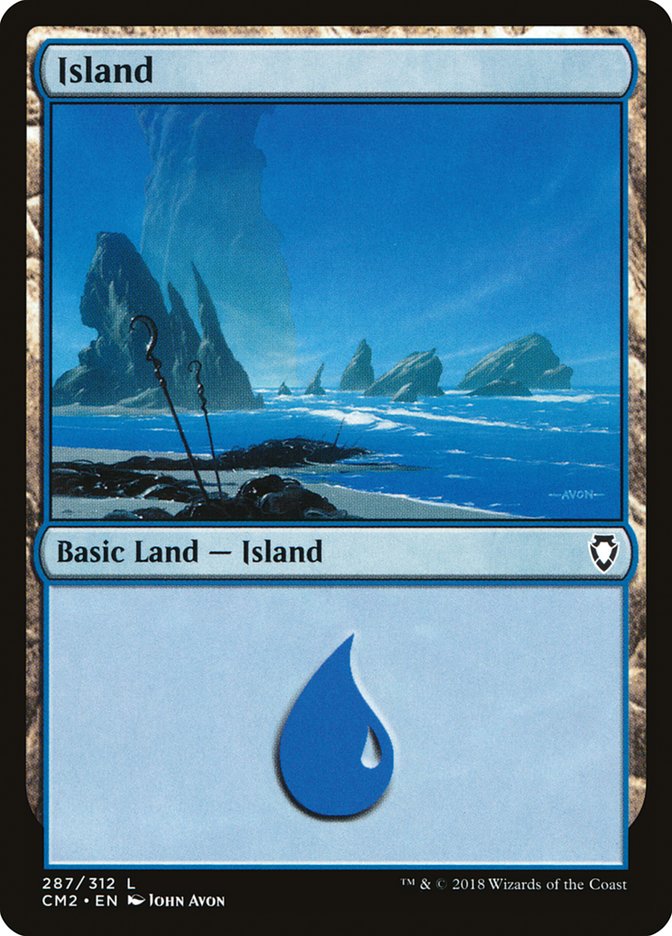 Island (287) [Commander Anthology Volume II] | Gate City Games LLC