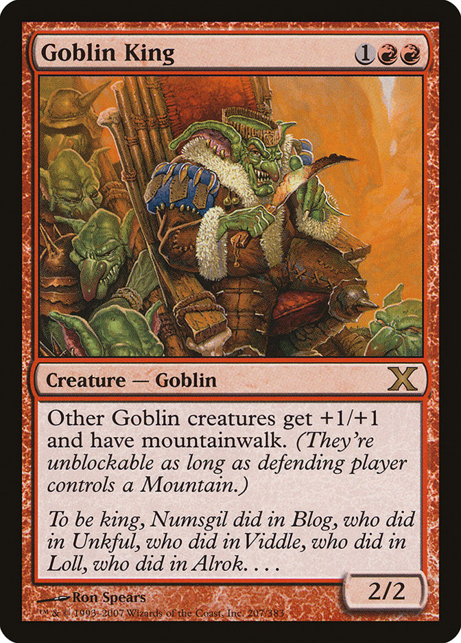Goblin King [Tenth Edition] | Gate City Games LLC