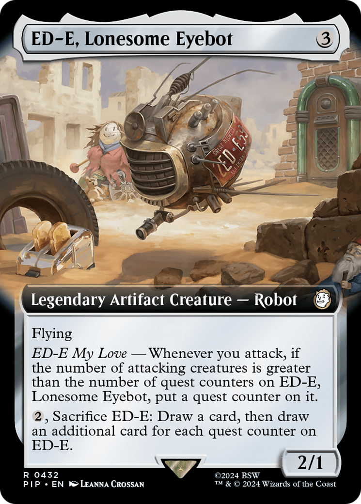ED-E, Lonesome Eyebot (Extended Art) [Fallout] | Gate City Games LLC