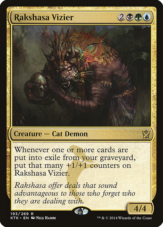 Rakshasa Vizier [Khans of Tarkir] | Gate City Games LLC