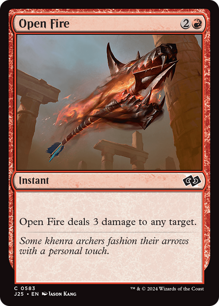 Open Fire [Foundations Jumpstart] | Gate City Games LLC