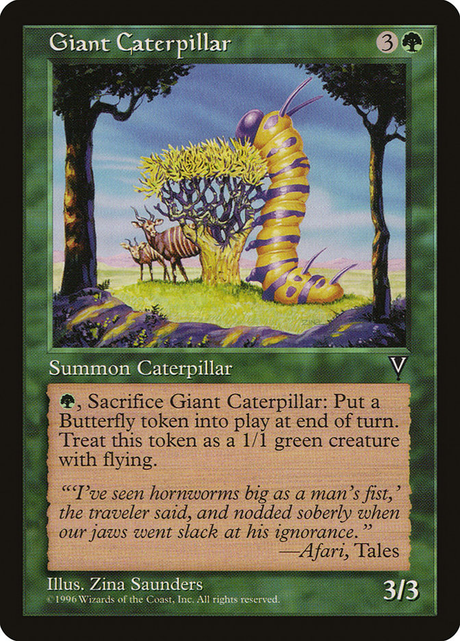 Giant Caterpillar [Visions] | Gate City Games LLC