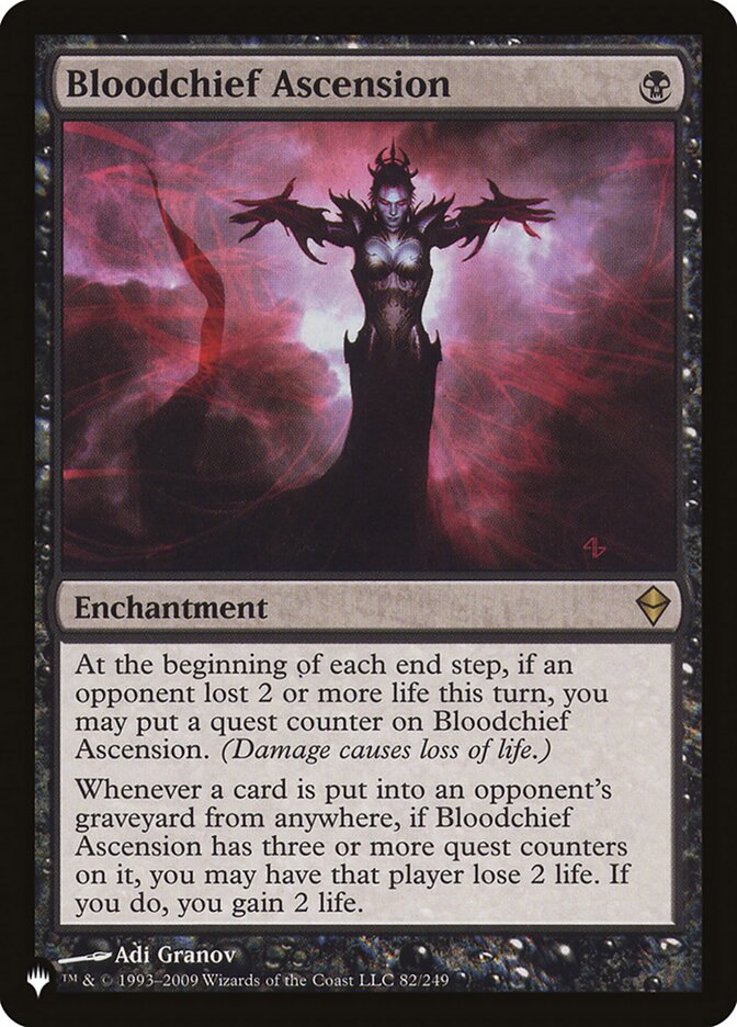 Bloodchief Ascension [The List] | Gate City Games LLC