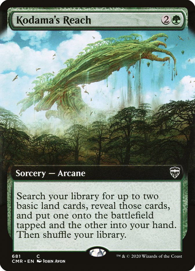 Kodama's Reach (Extended Art) [Commander Legends] | Gate City Games LLC