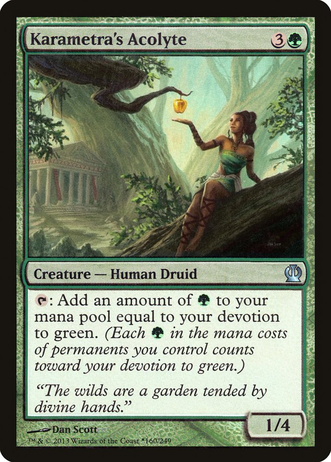 Karametra's Acolyte (Gift Box) [Theros Promos] | Gate City Games LLC