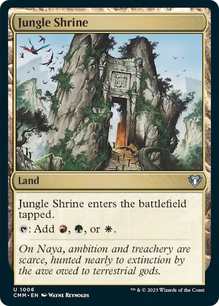 Jungle Shrine [Commander Masters] | Gate City Games LLC