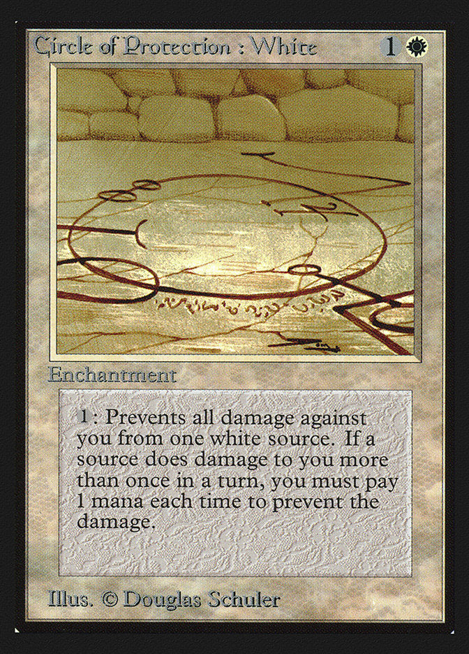 Circle of Protection: White [International Collectors' Edition] | Gate City Games LLC