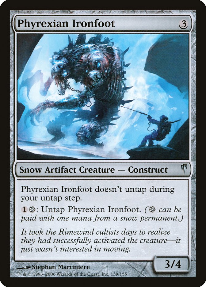 Phyrexian Ironfoot [Coldsnap] | Gate City Games LLC