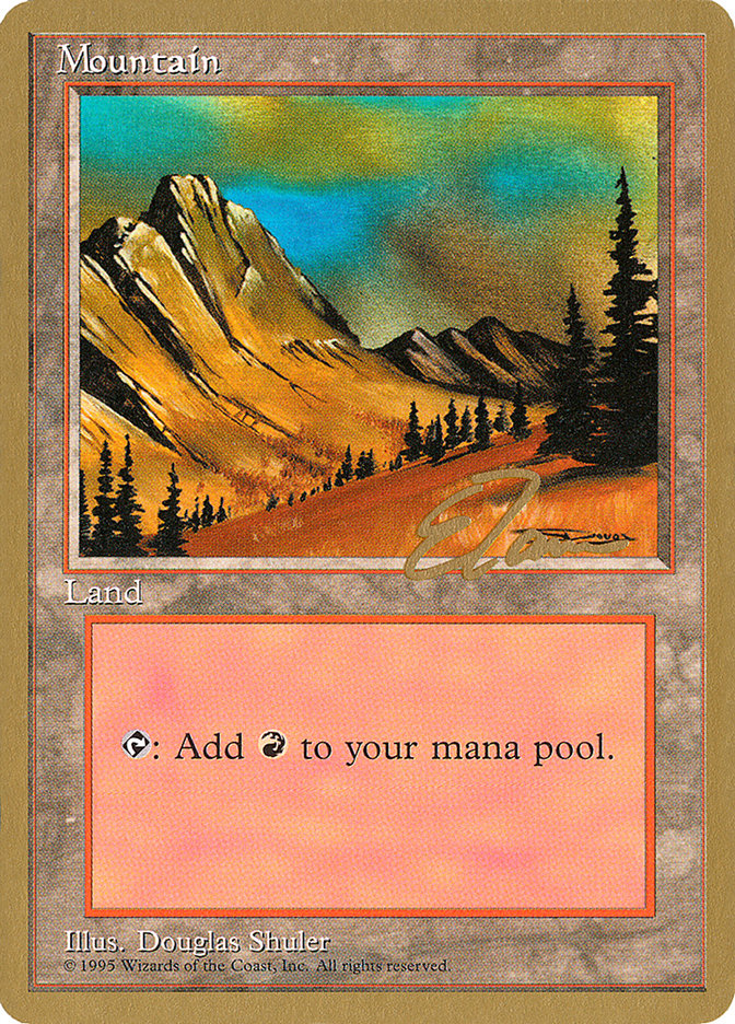 Mountain (et375) (Eric Tam) [Pro Tour Collector Set] | Gate City Games LLC