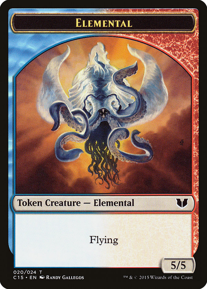 Elemental Token [Commander 2015 Tokens] | Gate City Games LLC