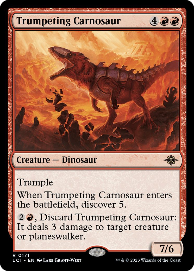 Trumpeting Carnosaur [The Lost Caverns of Ixalan] | Gate City Games LLC