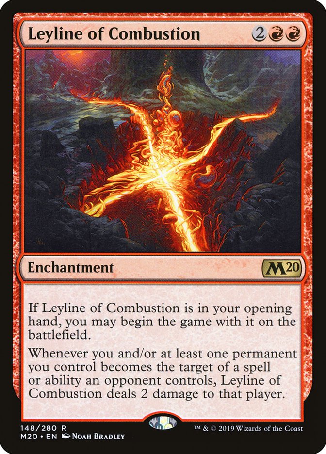 Leyline of Combustion [Core Set 2020] | Gate City Games LLC