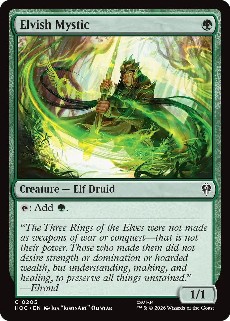 Elvish Mystic [The Hobbit: Eternal-Legal] | Gate City Games LLC