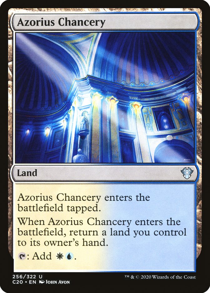 Azorius Chancery [Commander 2020] | Gate City Games LLC