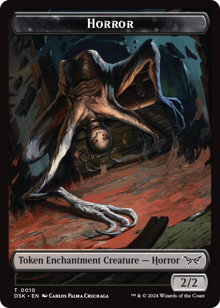 Horror Token [Duskmourn: House of Horror Tokens] | Gate City Games LLC