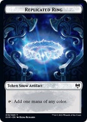 Replicated Ring // Thopter Double-Sided Token [Kaldheim Commander Tokens] | Gate City Games LLC