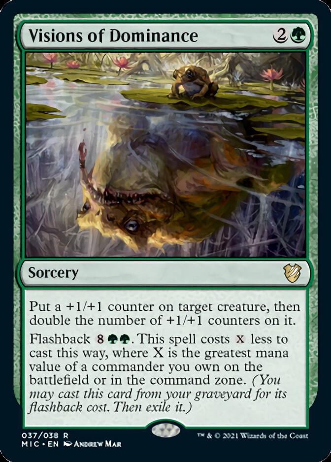 Visions of Dominance [Innistrad: Midnight Hunt Commander] | Gate City Games LLC