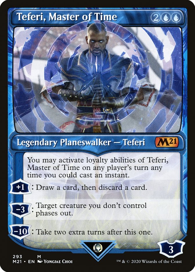 Teferi, Master of Time (Showcase) (293) [Core Set 2021] | Gate City Games LLC