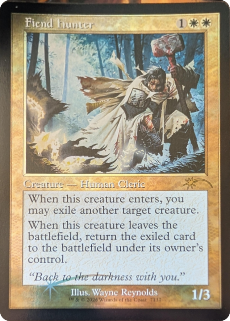 Fiend Hunter (Retro Frame) [Secret Lair Drop Series] | Gate City Games LLC