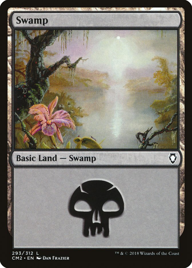 Swamp (293) [Commander Anthology Volume II] | Gate City Games LLC