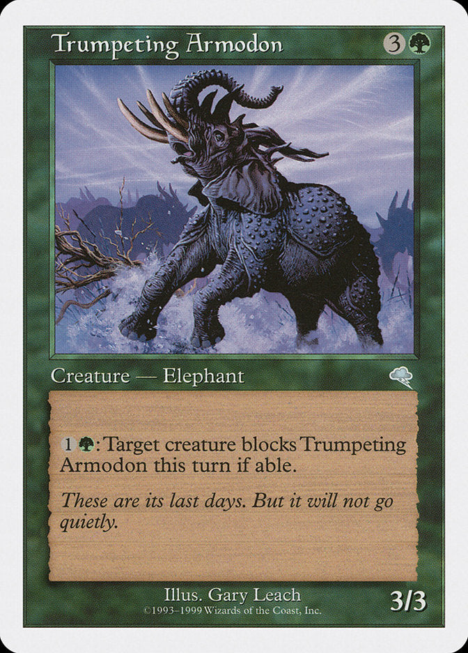 Trumpeting Armodon [Battle Royale] | Gate City Games LLC