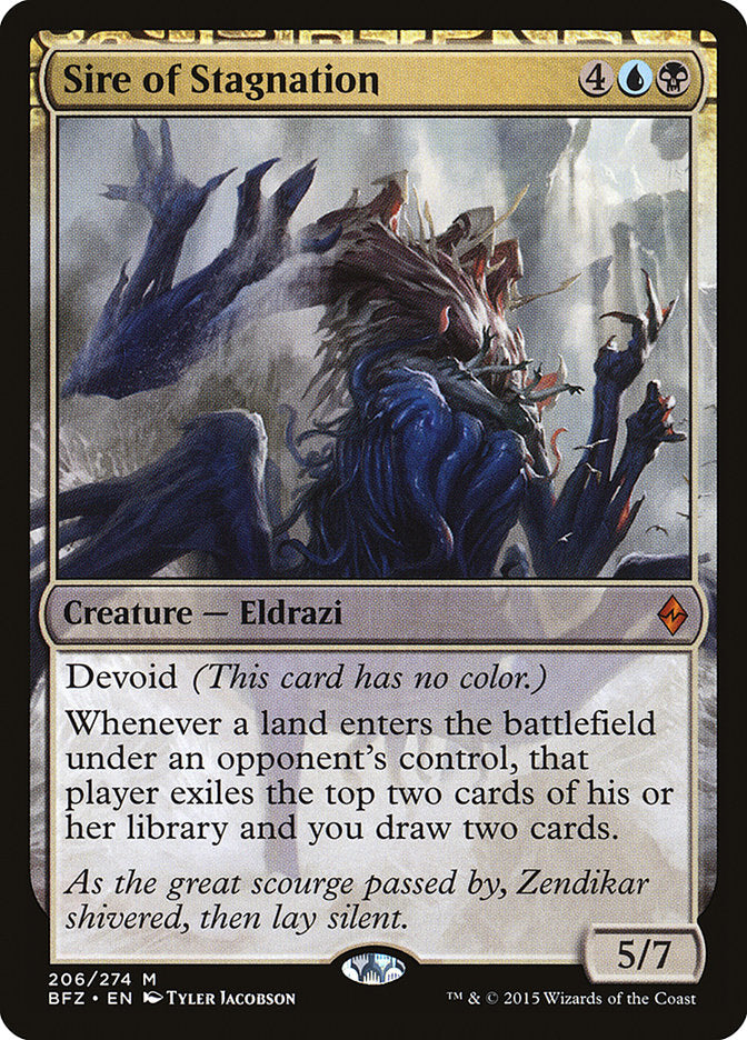 Sire of Stagnation [Battle for Zendikar] | Gate City Games LLC