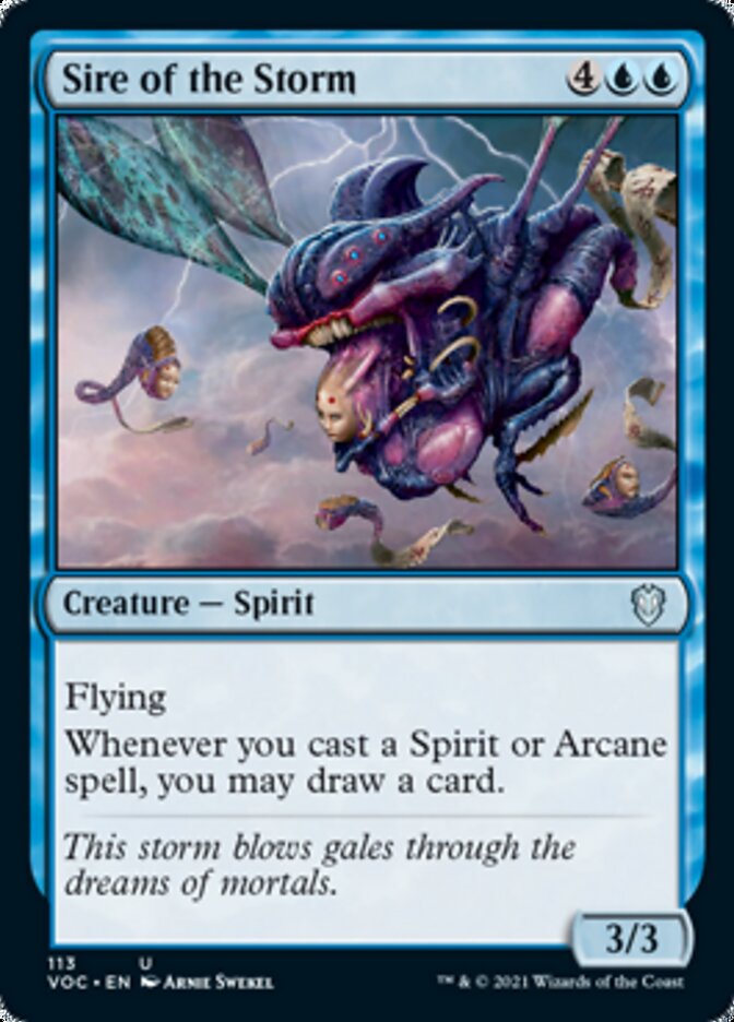 Sire of the Storm [Innistrad: Crimson Vow Commander] | Gate City Games LLC
