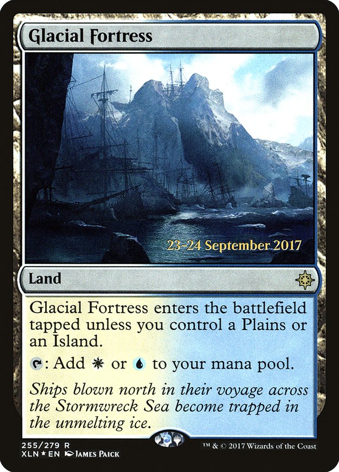 Glacial Fortress [Ixalan Prerelease Promos] | Gate City Games LLC