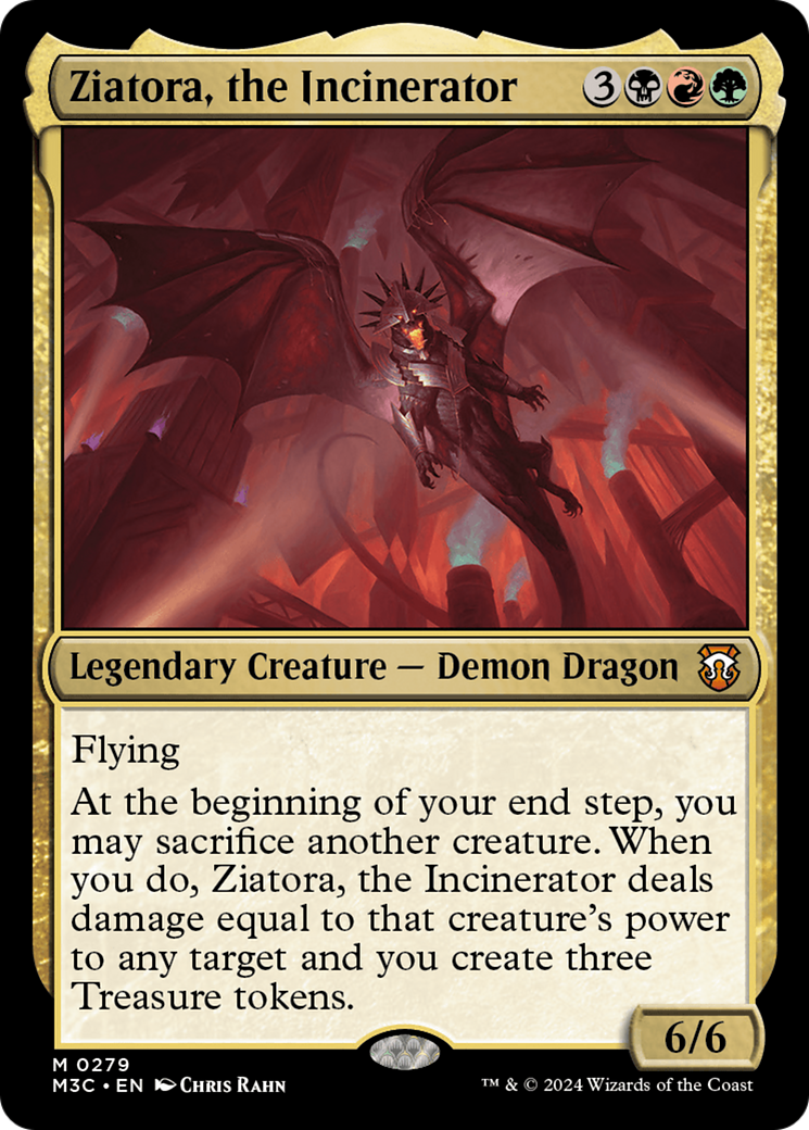 Ziatora, the Incinerator (Ripple Foil) [Modern Horizons 3 Commander] | Gate City Games LLC