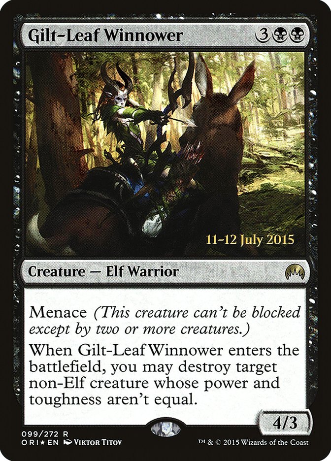 Gilt-Leaf Winnower [Magic Origins Prerelease Promos] | Gate City Games LLC