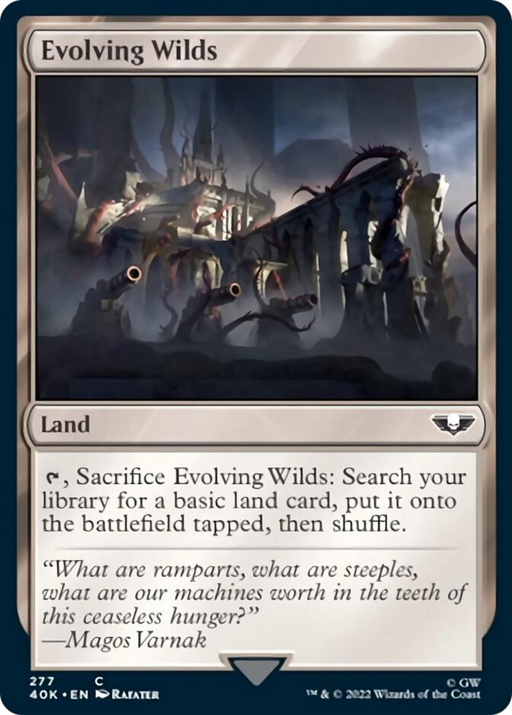 Evolving Wilds (Surge Foil) [Warhammer 40,000] | Gate City Games LLC