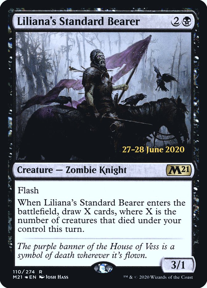 Liliana's Standard Bearer [Core Set 2021 Prerelease Promos] | Gate City Games LLC