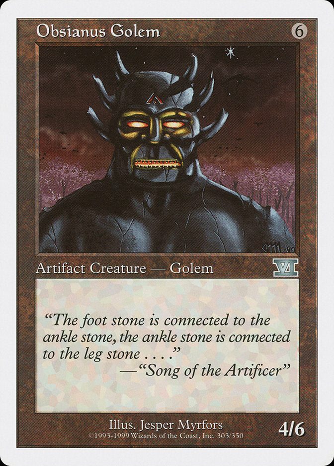 Obsianus Golem [Classic Sixth Edition] | Gate City Games LLC
