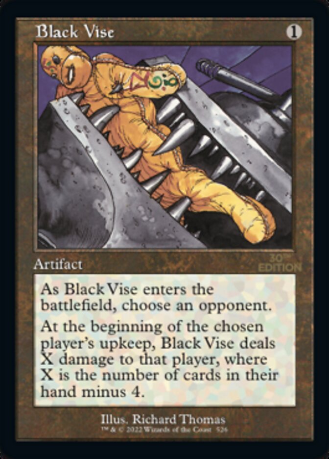 Black Vise (Retro) [30th Anniversary Edition] | Gate City Games LLC