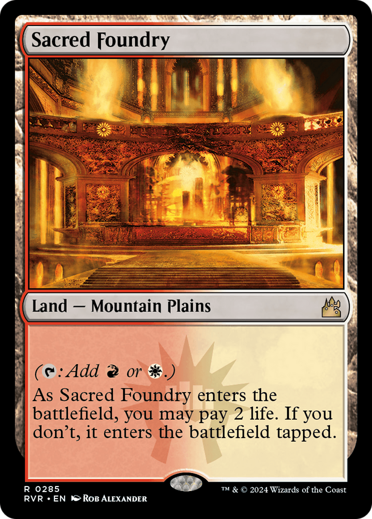 Sacred Foundry [Ravnica Remastered] | Gate City Games LLC