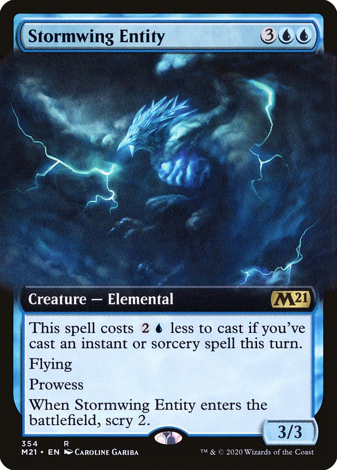Stormwing Entity (Extended Art) [Core Set 2021] | Gate City Games LLC