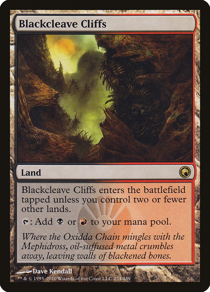 Blackcleave Cliffs [Scars of Mirrodin] | Gate City Games LLC