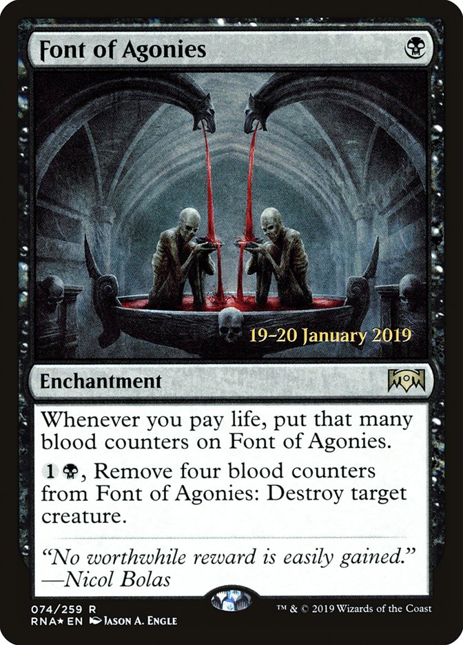 Font of Agonies [Ravnica Allegiance Prerelease Promos] | Gate City Games LLC
