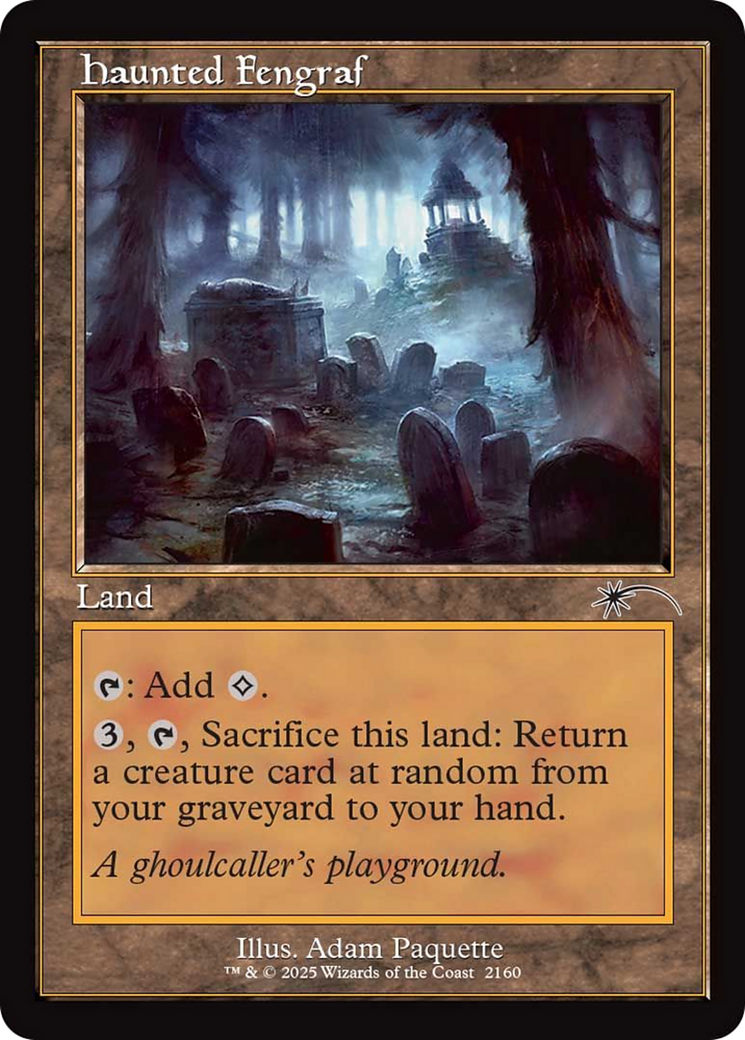Haunted Fengraf (Retro Frame) [Secret Lair Drop Series] | Gate City Games LLC
