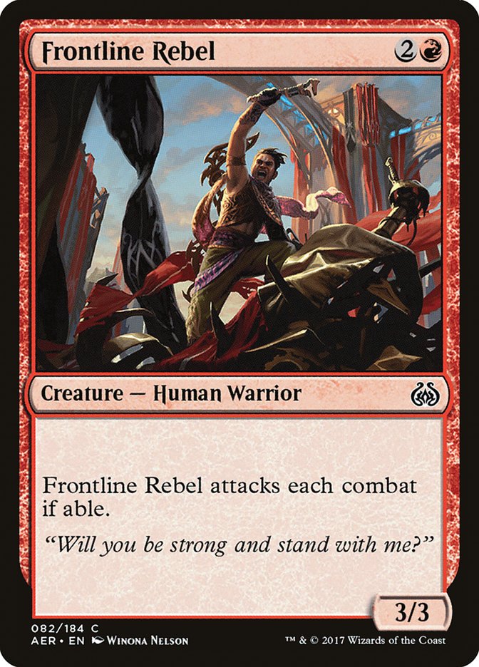 Frontline Rebel [Aether Revolt] | Gate City Games LLC