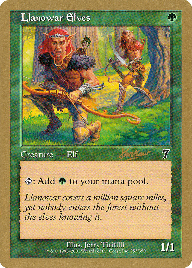 Llanowar Elves (Sim Han How) [World Championship Decks 2002] | Gate City Games LLC