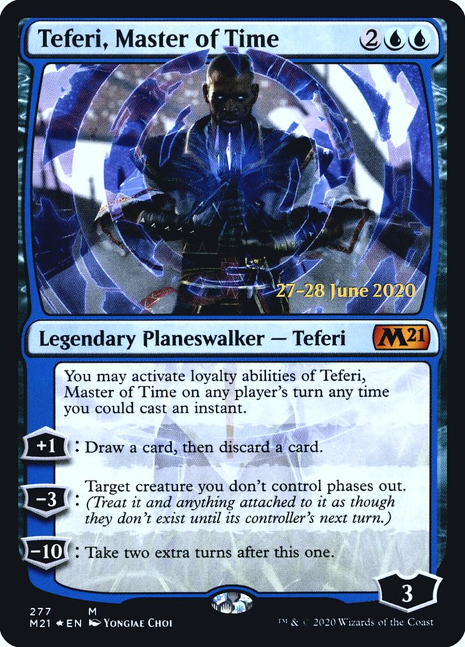 Teferi, Master of Time (277) [Core Set 2021 Prerelease Promos] | Gate City Games LLC