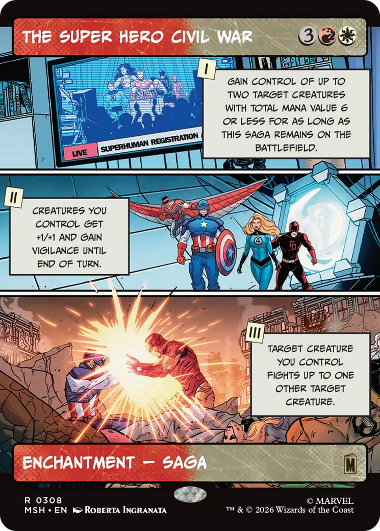 The Super Hero Civil War (Borderless) [Marvel Super Heroes] | Gate City Games LLC