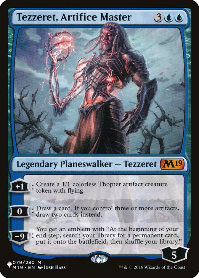 Tezzeret, Artifice Master [The List] | Gate City Games LLC