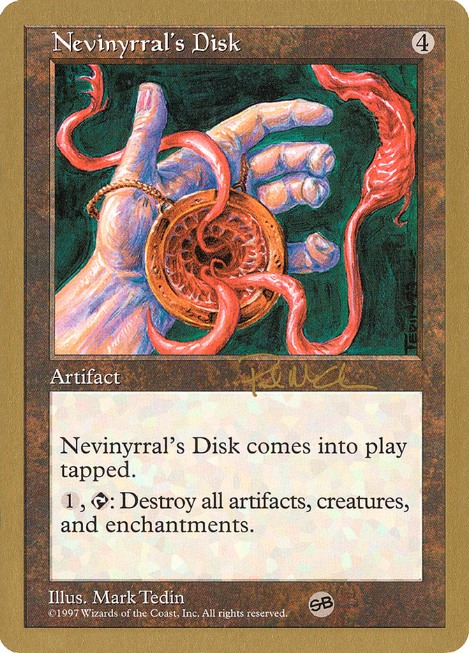 Nevinyrral's Disk (Paul McCabe) (SB) [World Championship Decks 1997] | Gate City Games LLC